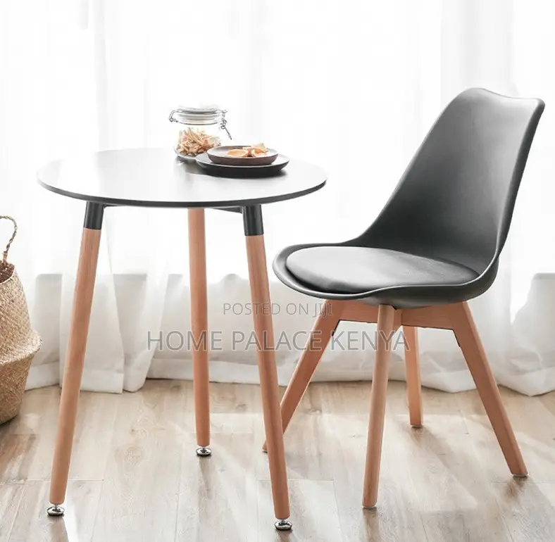 Dining Chair: Plastic Shell Dining Chair With Ergonomic Tulip Design