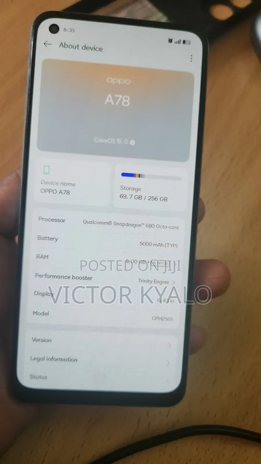 Oppo A78 4G 256 GB Blue