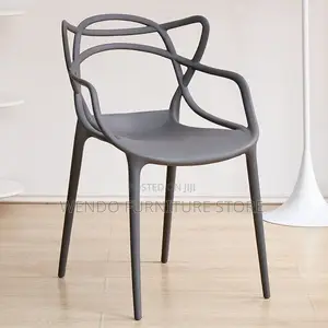 Dining Chairs; Plastic Made Home Outdoor Dining Cair