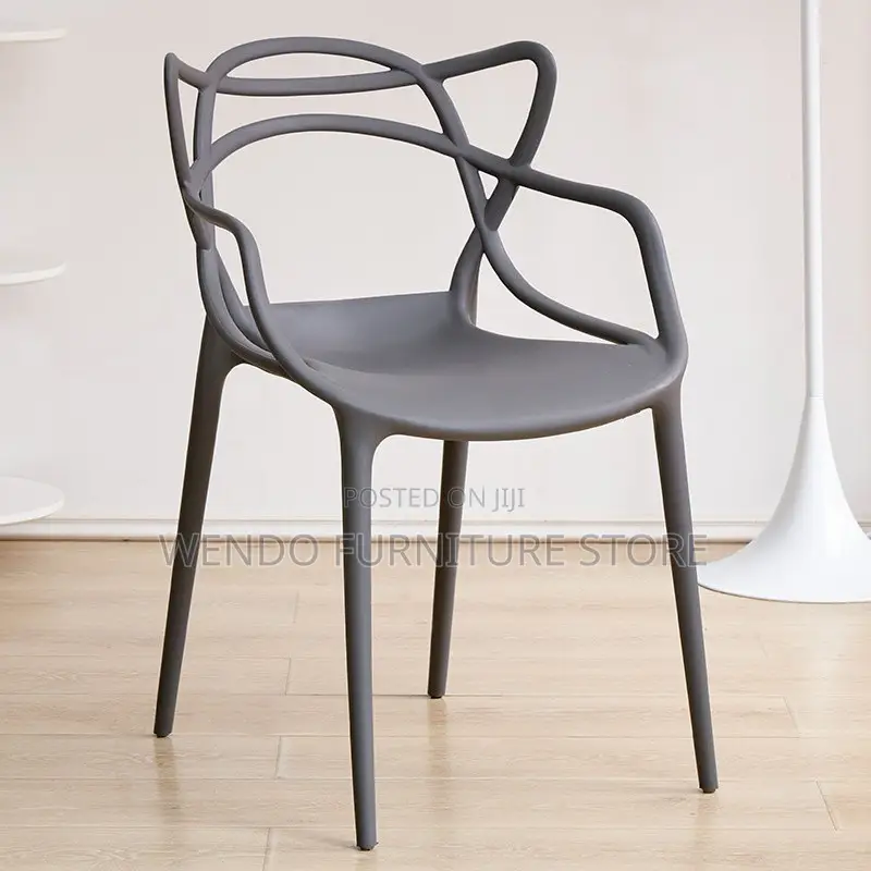 Dining Chairs; Plastic Made Home Outdoor Dining Cair