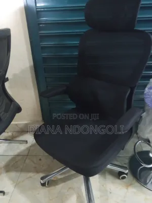 Secretarial Mesh Office Chair With Headrest