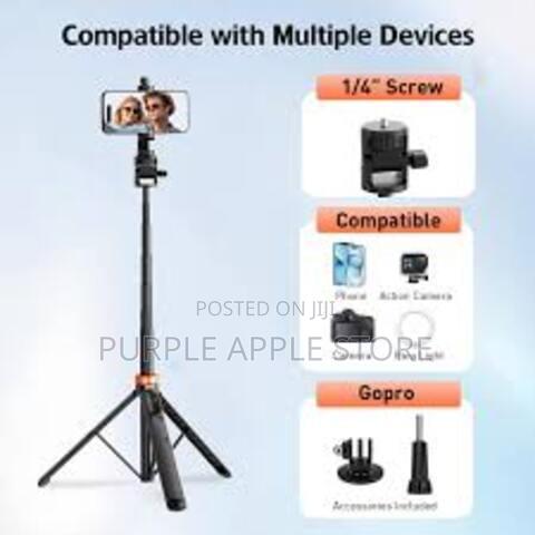 Kingjoy M080 70-Inch Extendable Selfie Stick Tripod - thumbnail 3