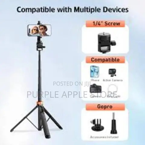 Kingjoy M080 70-Inch Extendable Selfie Stick Tripod