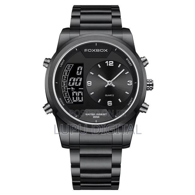 Foxbox Dual Time Gents Watch Fb0058e - thumbnail 7