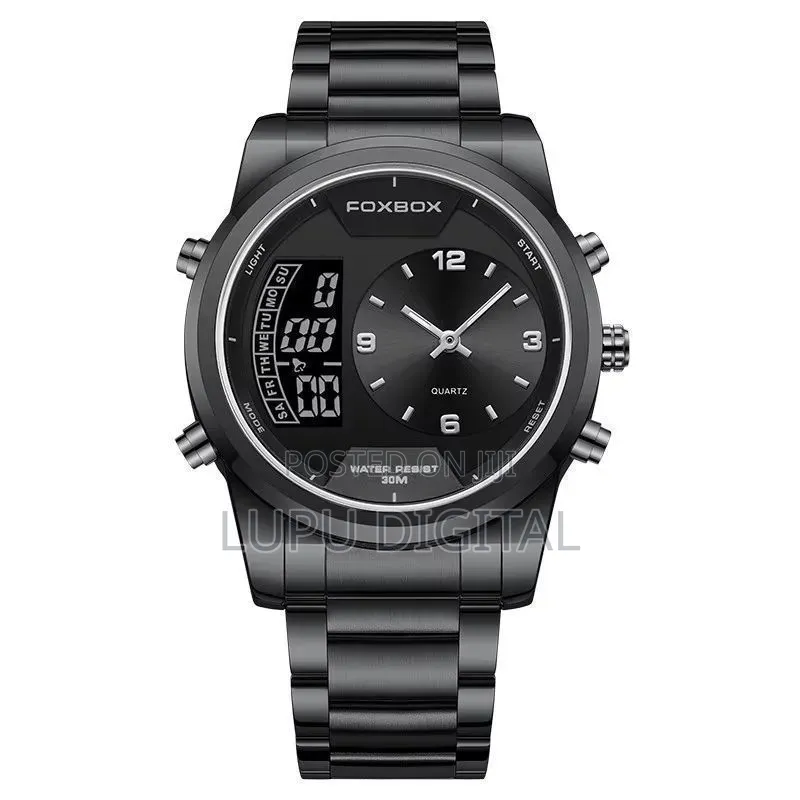 Foxbox Dual Time Gents Watch Fb0058e