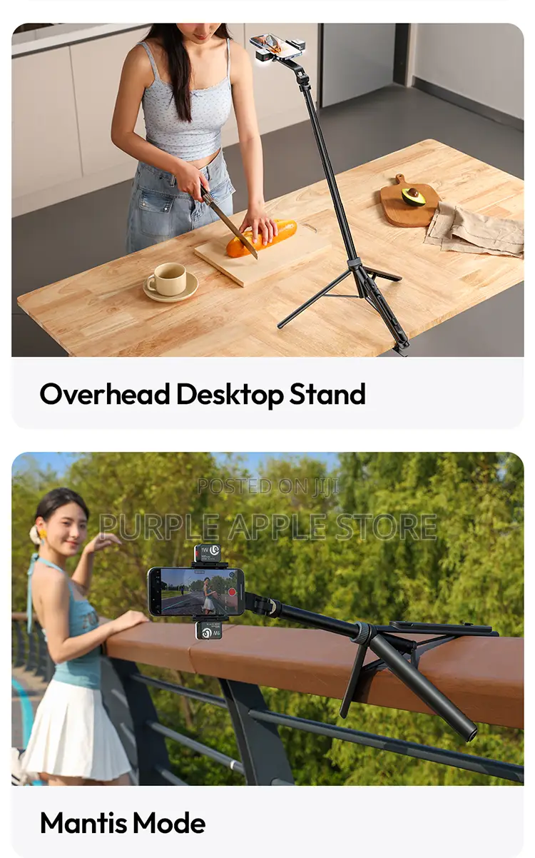 Ulanzi Tt88 Magnetic Phone Tripod2-in-1 Phone Clip