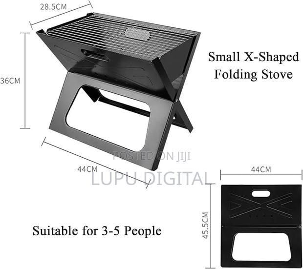 Heavy Portable Barbecue Charcoal Grill X-Type - thumbnail 2