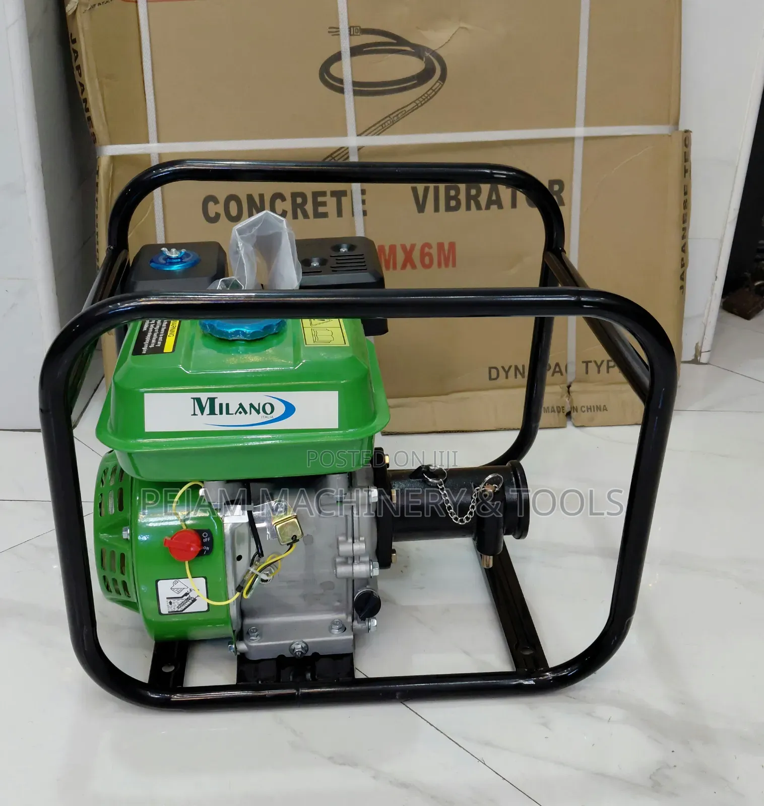 Milano 8.5hp Petrol Concrete Vibrator With 45mm Poker Shaft