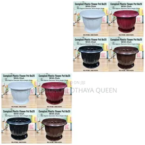 Complast Flower Pot / Planter With Plate