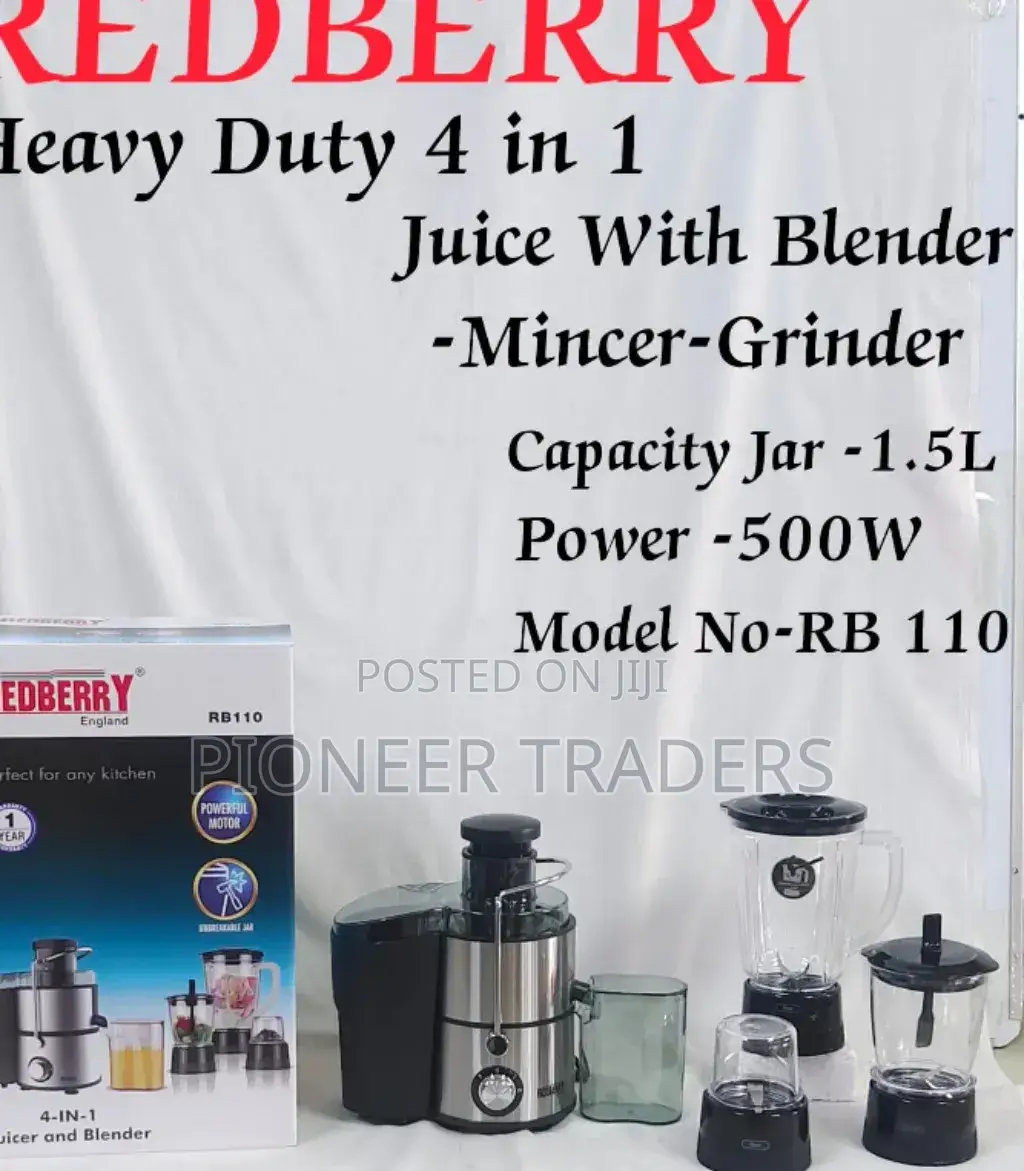 Redberry 4 in One Juicer