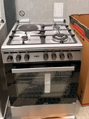 Von Cooker 3 Gas + 1hotplate Electric Oven Vcf653151fsy Inox Grey