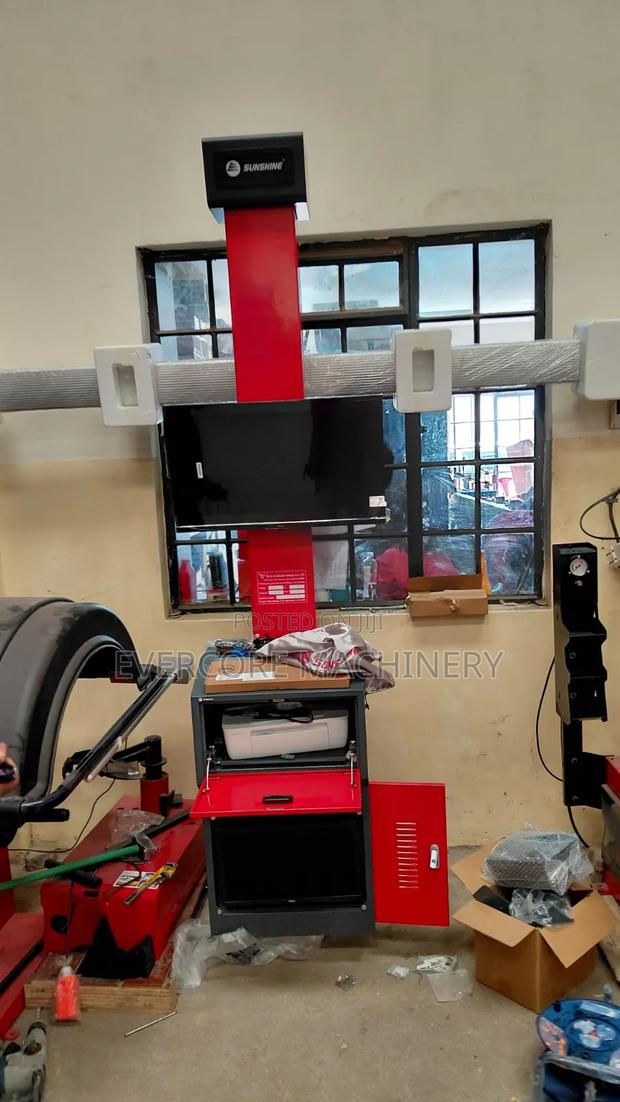 3d Wheel Alignment System With 2 Computers and Printer. - thumbnail 3
