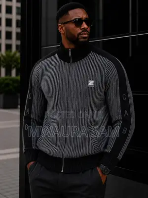 Classy Official Men Zipped Sweater - Premium Luxury Knitwear