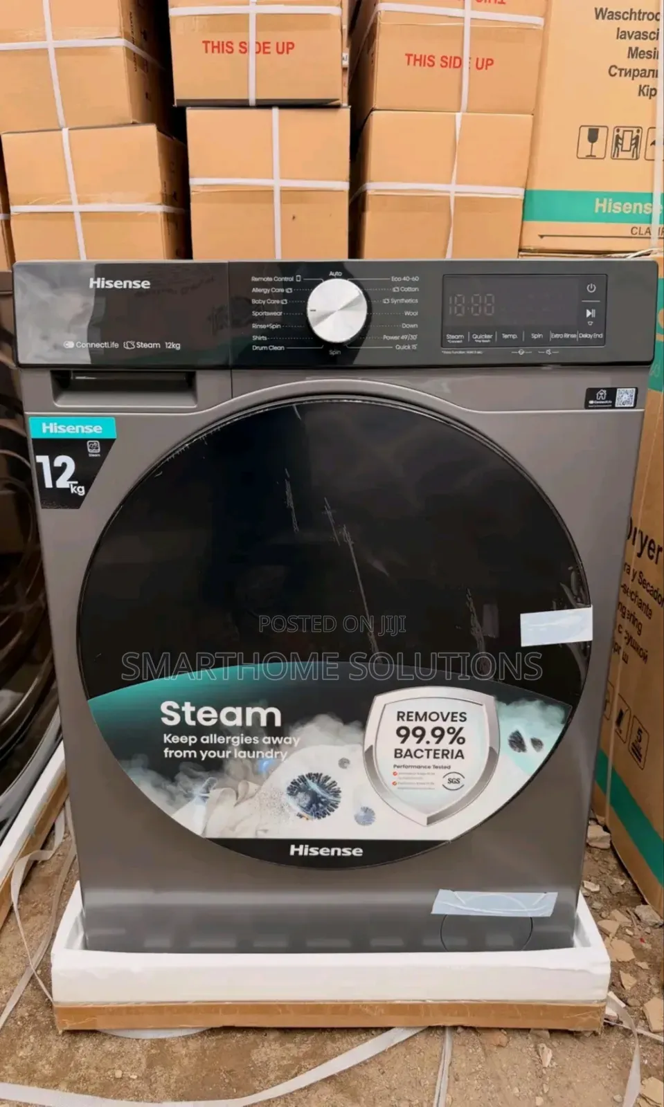 Hisense 12kg Wash and Spin Front Load Washing Machine