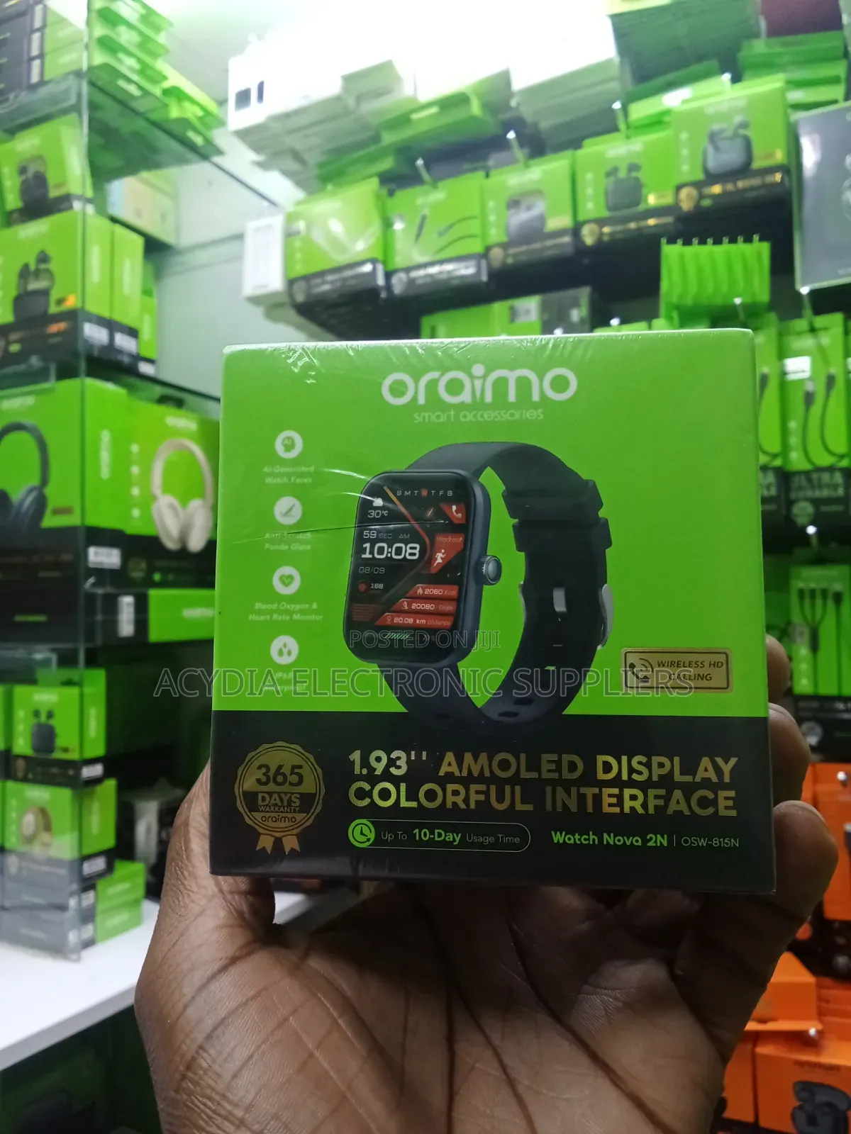 Oraimo Watch Nova 2n 1.93" Amoled Display Smart Watch