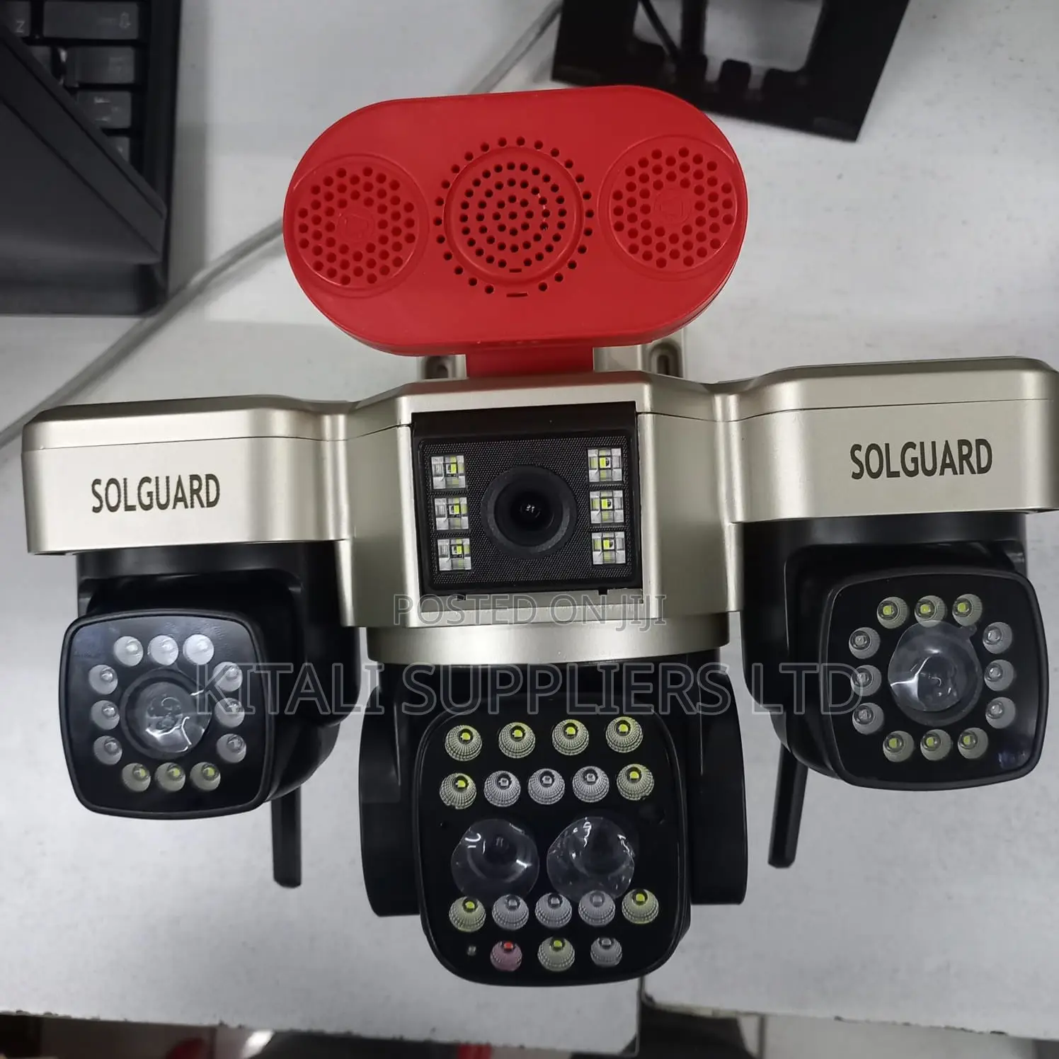 Solguard Multi-Lens Dual PTZ Security Camera System