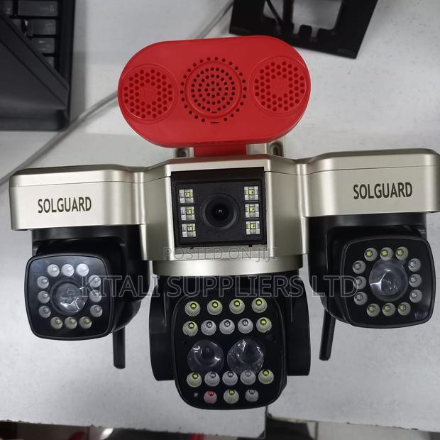 Solguard Multi-Lens Dual PTZ Security Camera System