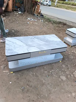 Gray Coffee Table T Design With Gray Topping