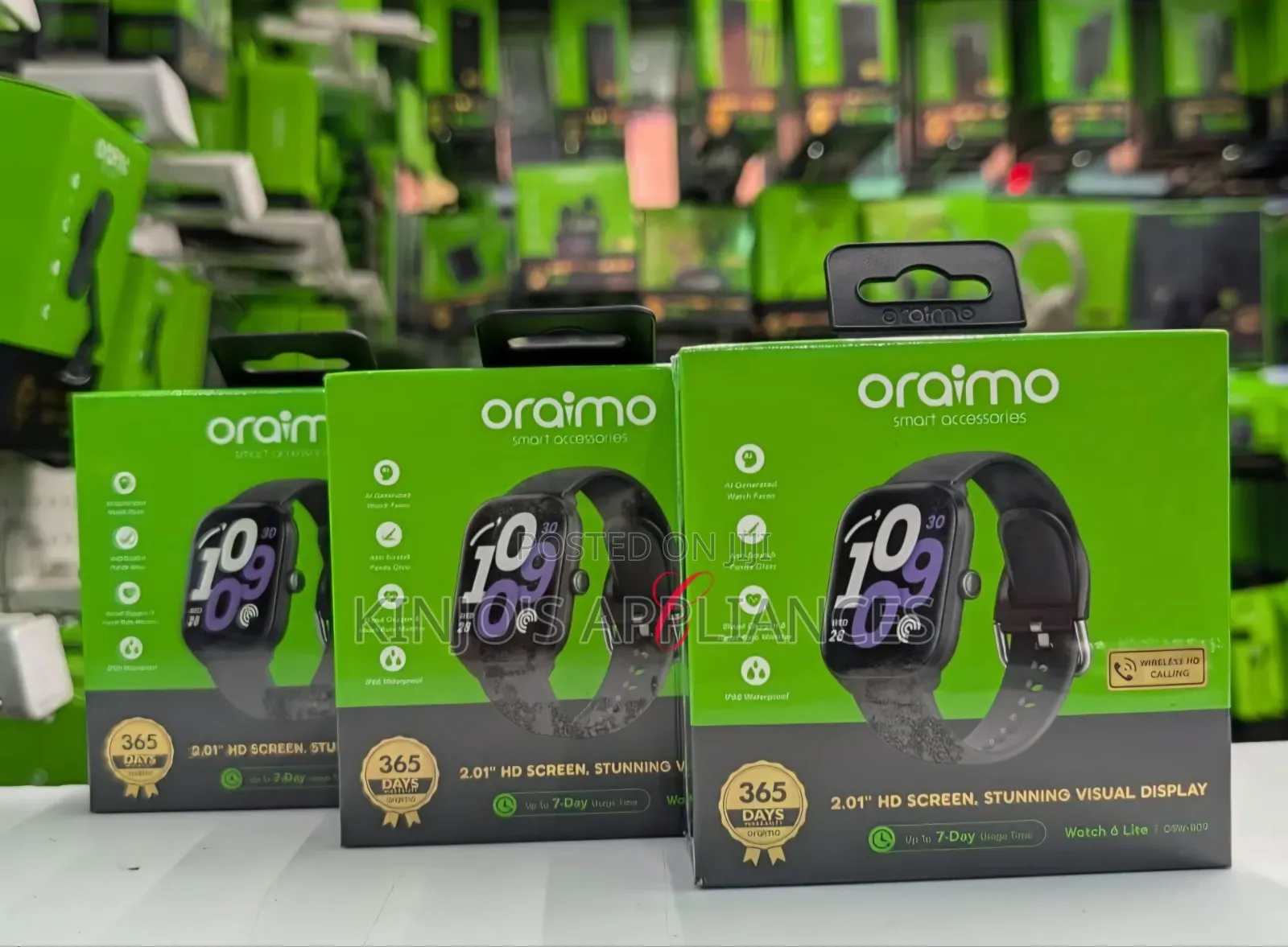 Oraimo Watch 6 Lite Osw-809 *Wireless Hd Call* Smart Watch