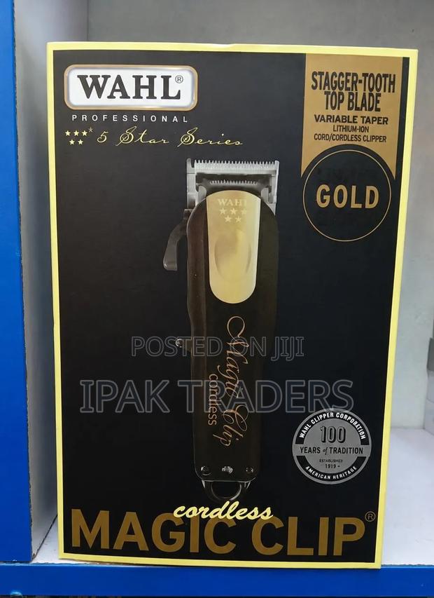 Wahl 5 Star Cordless Magic Clip in Gold, Professional Hair Clipper