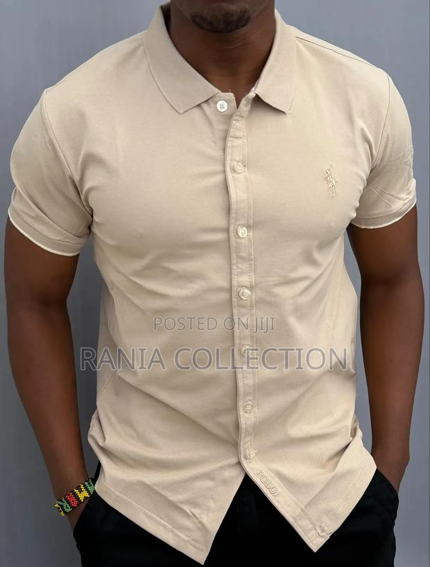 Quality Beige and Cream Polo Shirts