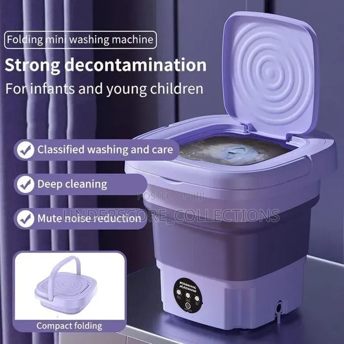 *Electric Foldable Washing Machine. 7.5kg