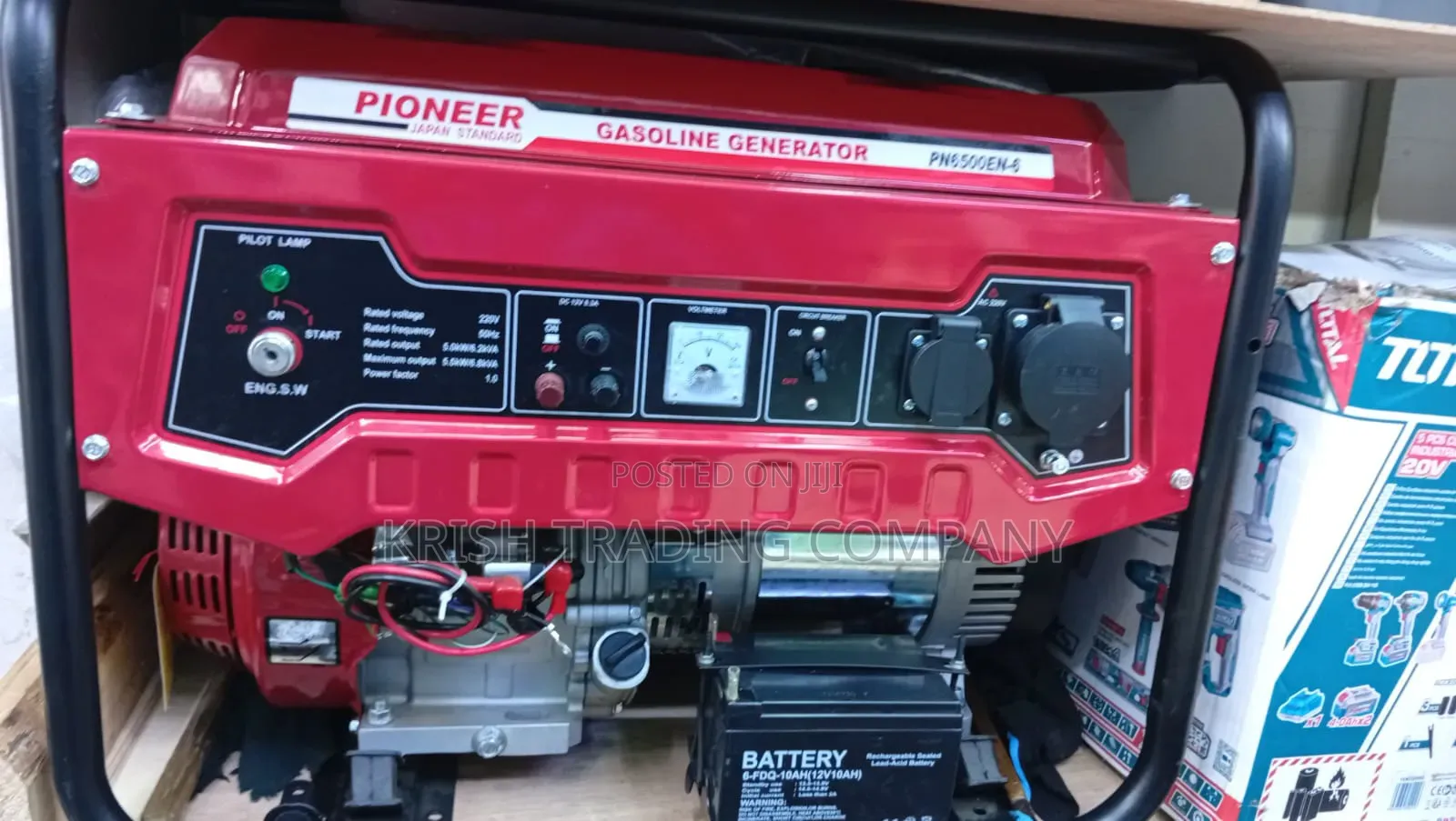 Pioneer Pn6500en-6 Gasoline Generator Key Start