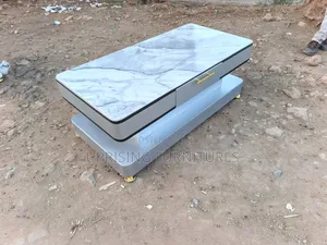 Coffee Table Gray With Drawer Floor Stands