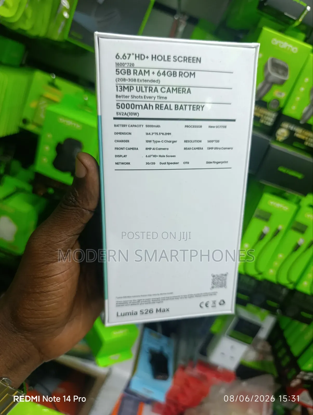 New Mobile Phone 64 GB Black