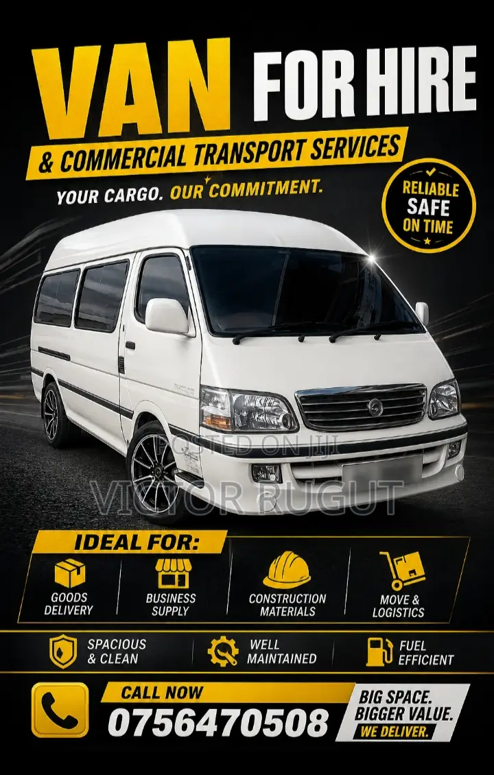 Van for Hire Commercial Service