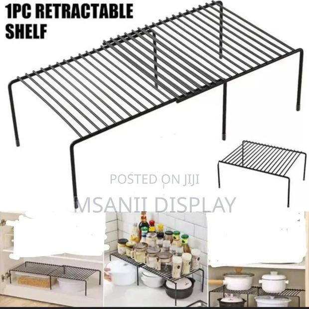 Strong Retractable Metallic Shelf