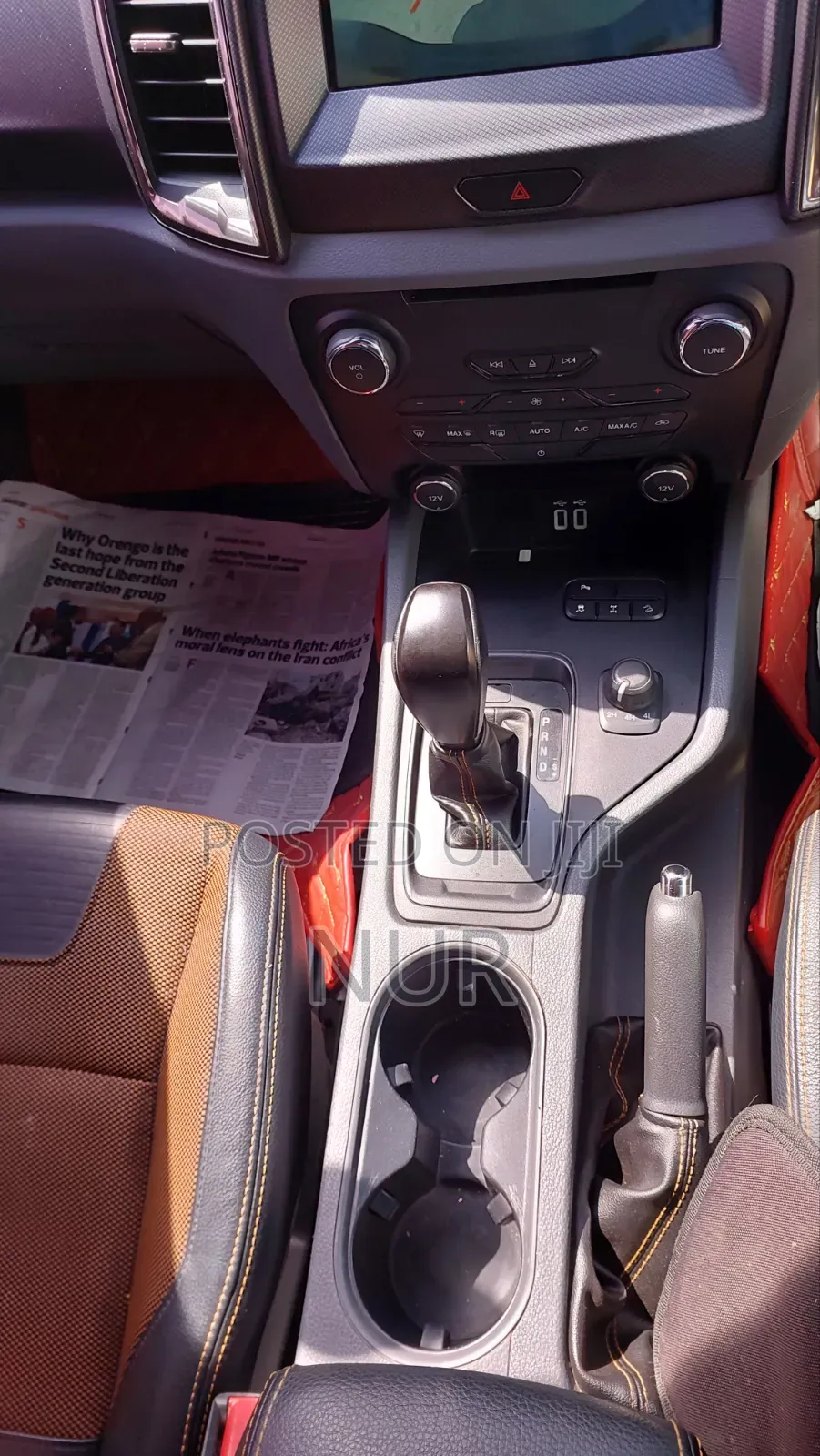 Ford Ranger 2019 Orange