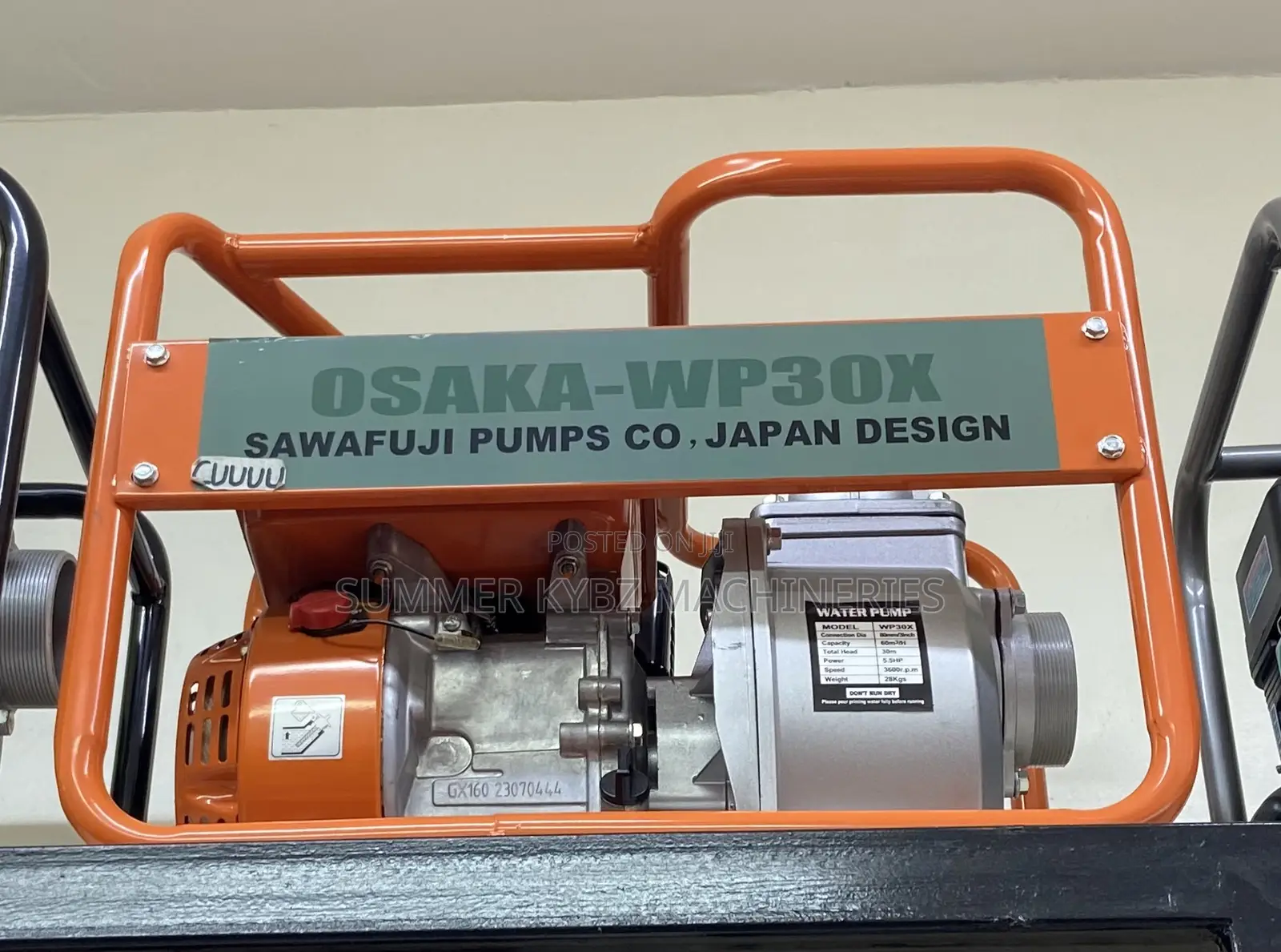 Osaka Wp30x Gasoline-Powered Water Pump