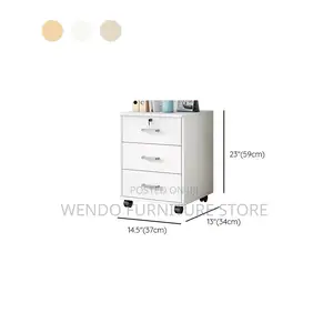 Office Cabinet; Three Drawers Wooden Office Cabinet
