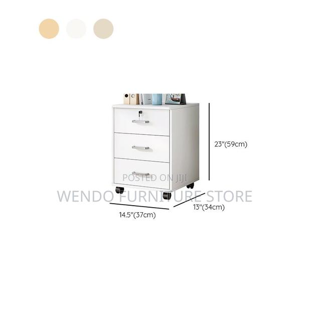 Office Cabinet; Three Drawers Wooden Office Cabinet - thumbnail 3