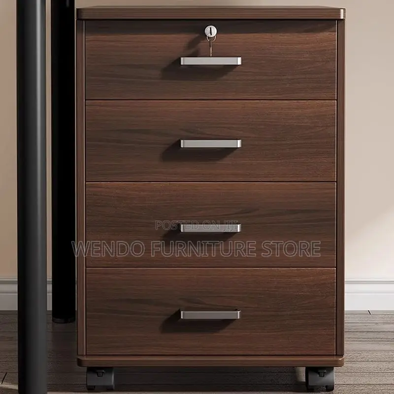 Office Cabinet; Three Drawers Wooden Office Cabinet