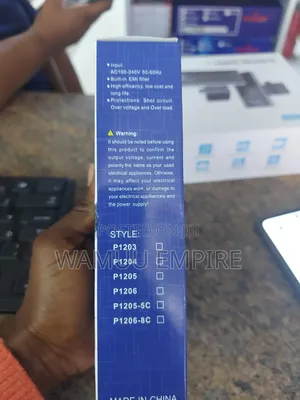 -Volt, 5-Amp Ac-Dc Adapter Labeled Model 1250