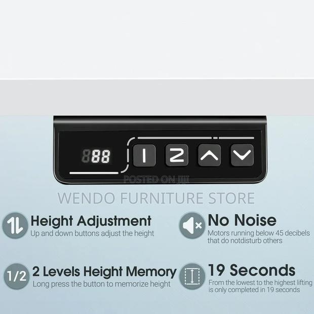 Office Table; 1200mm Office Adjustable Home Ergonomic Desk - thumbnail 4