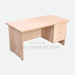 Office Desk; 1 Meter Brown Home Clerical Pc Table