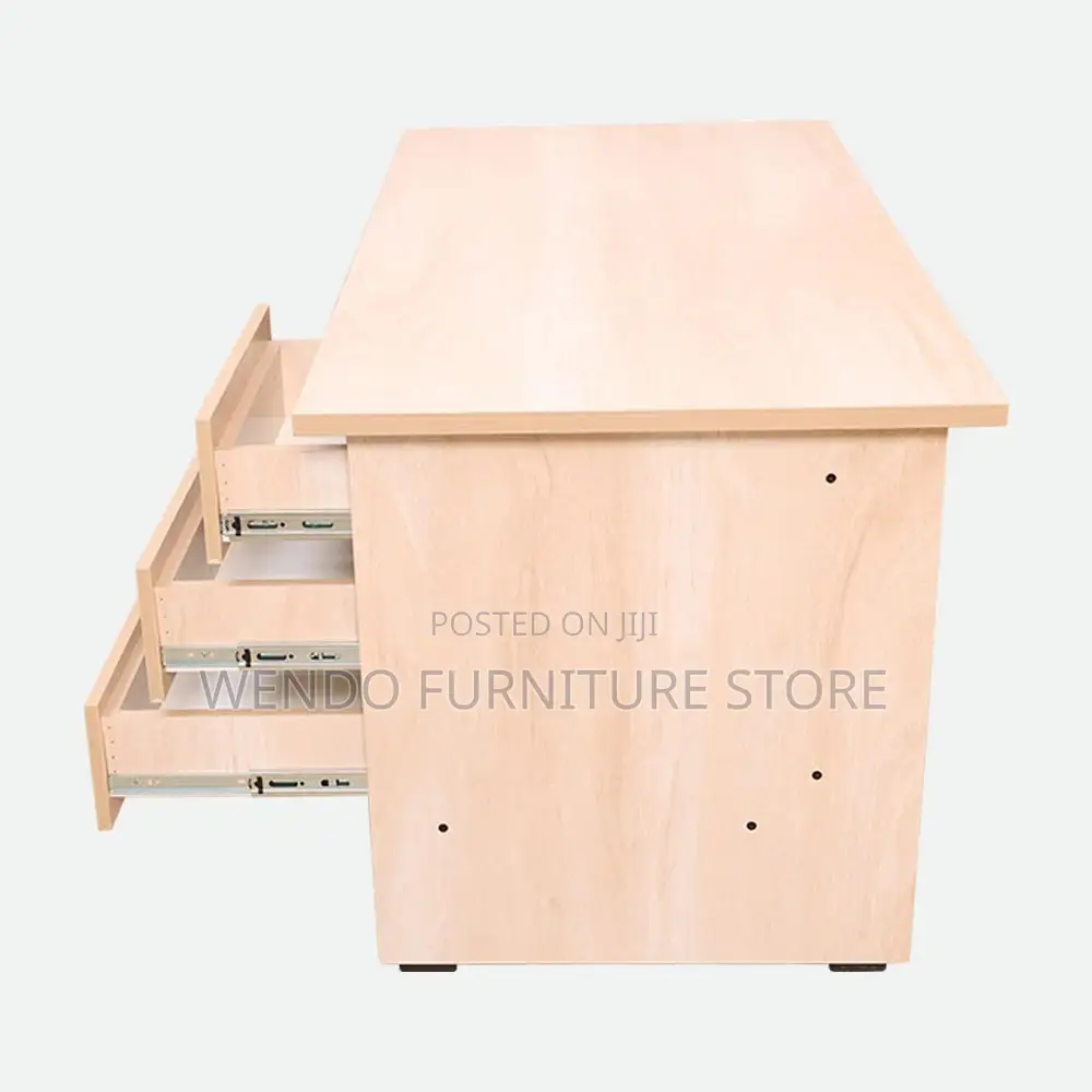 Office Desk; 1 Meter Brown Home Clerical Pc Table