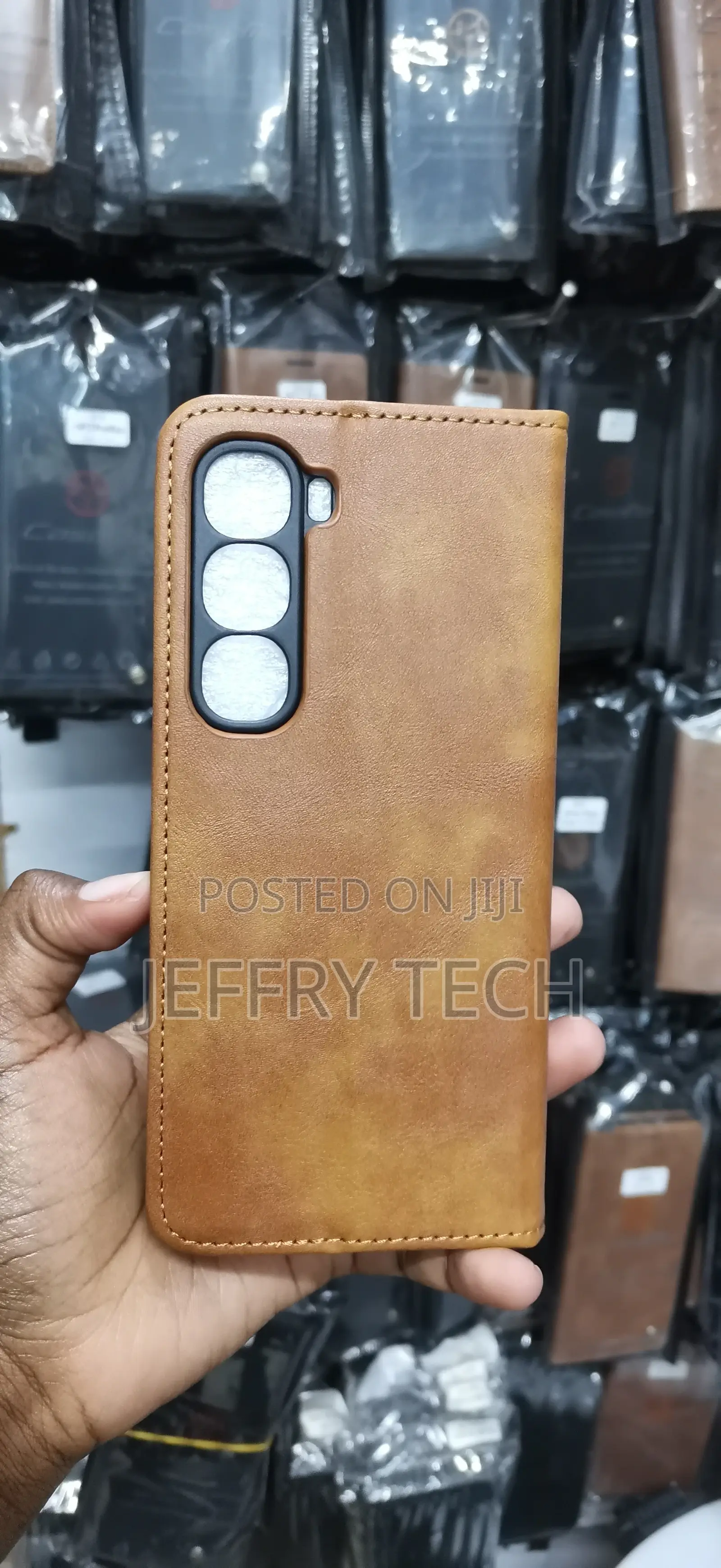 Infinix-Split-Panel Pu Leather Wallet Flip Case