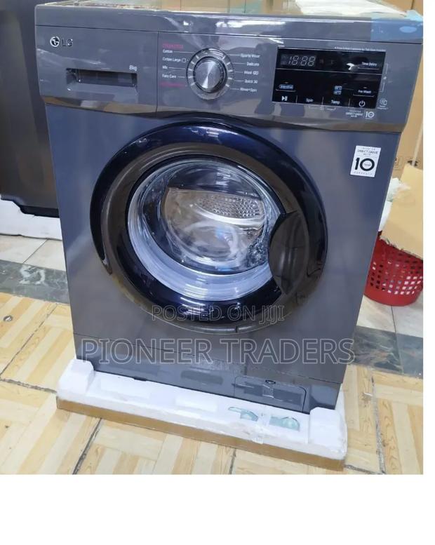 Lg 8kg Front Load Washing Machine (F4j3tyg6j) - main view