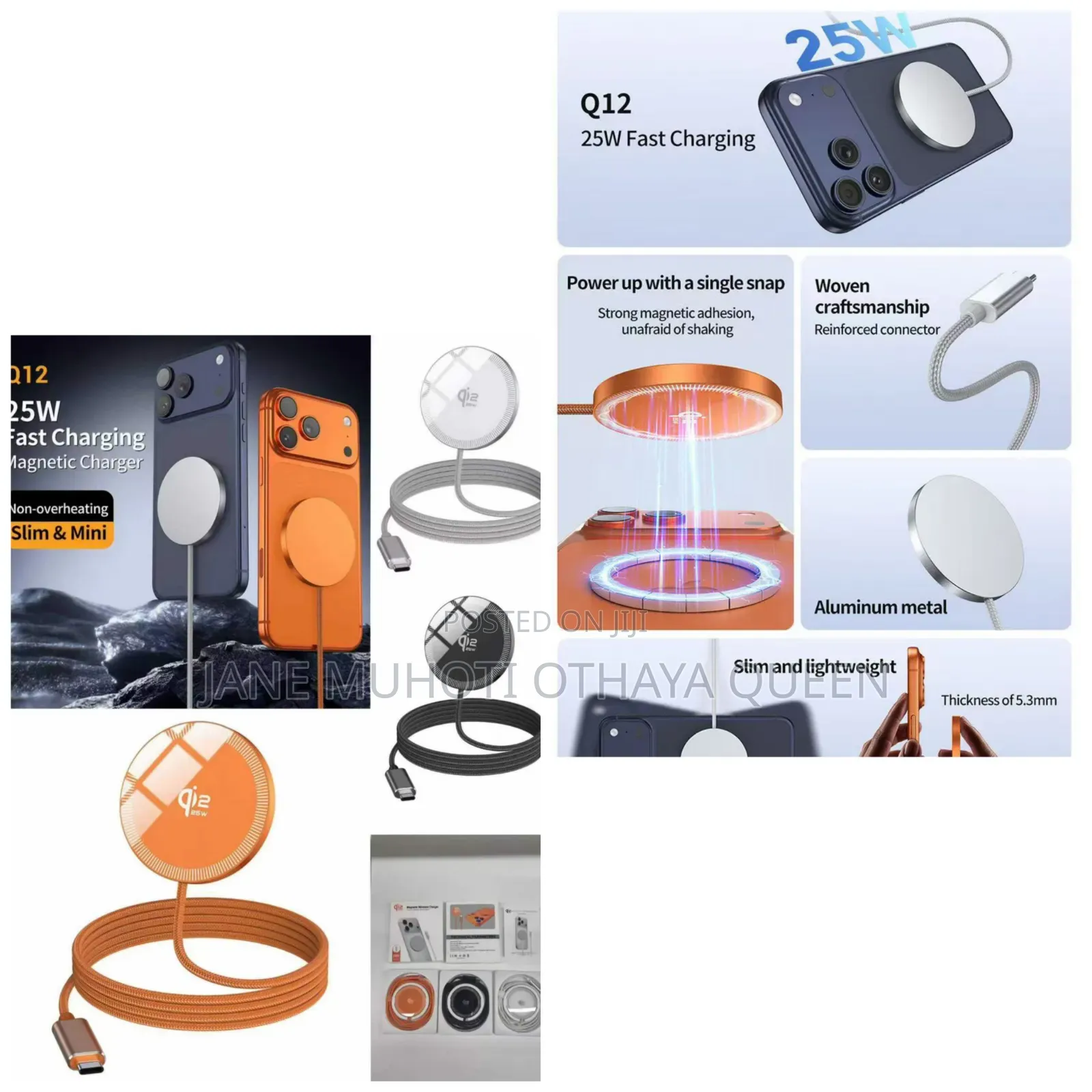 Qi2 Magnetic Phone Charger