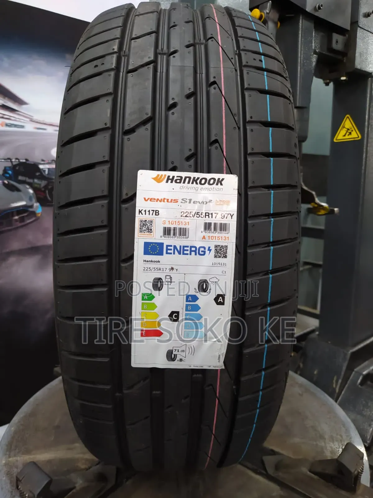 225/55r17 Hankook Ventus S1 Evo2 Runflat Tyre