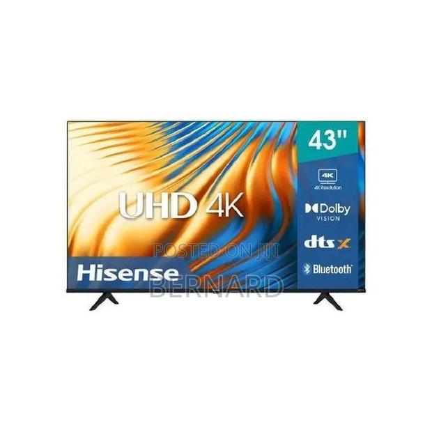 Hisense 43",A6 Series,Frameless, Uhd , Smart Tv.Netflix,Youtube DSTV
