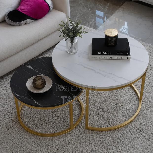 Granite Nesting Coffee Tables - main view