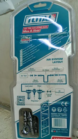 Total Air Tire Inflating Gun Max 8.5bar