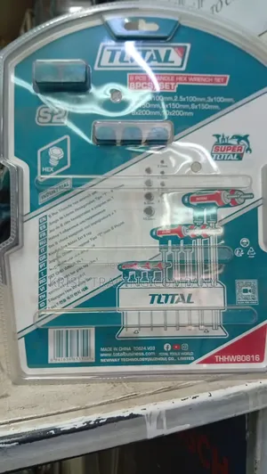 Total 8pcs T-Handle Hex Wrench Set