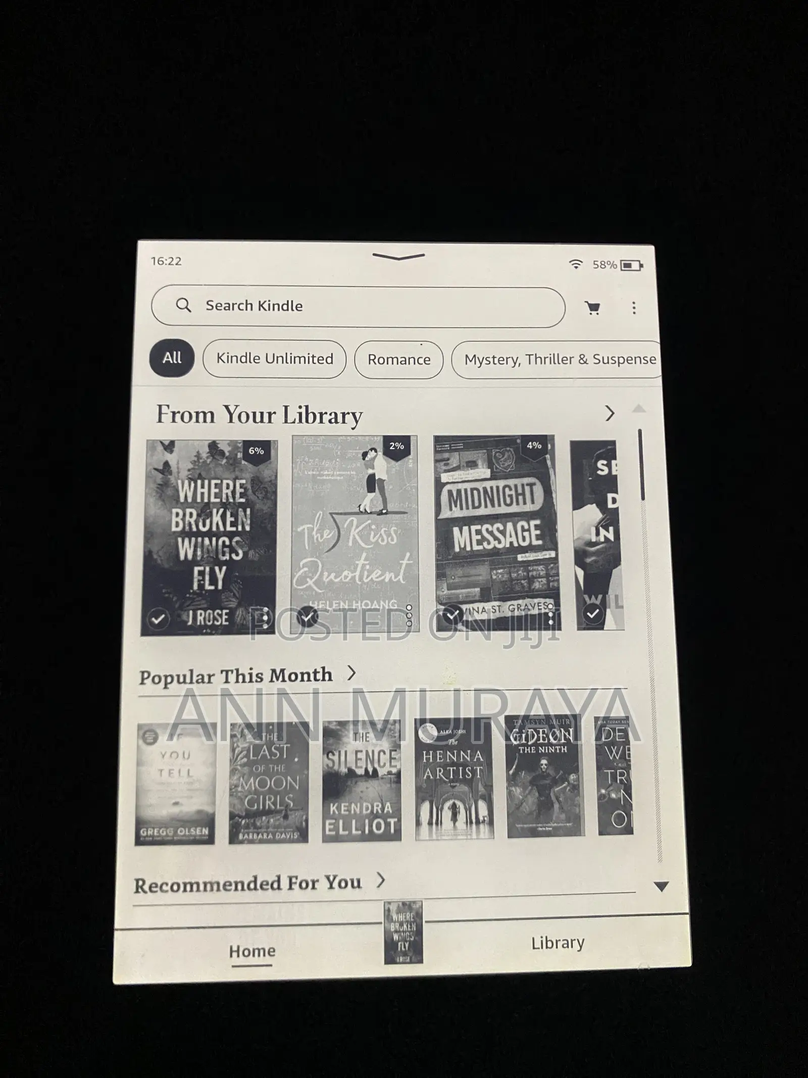 Amazon Kindle Paperwhite 16 GB Black