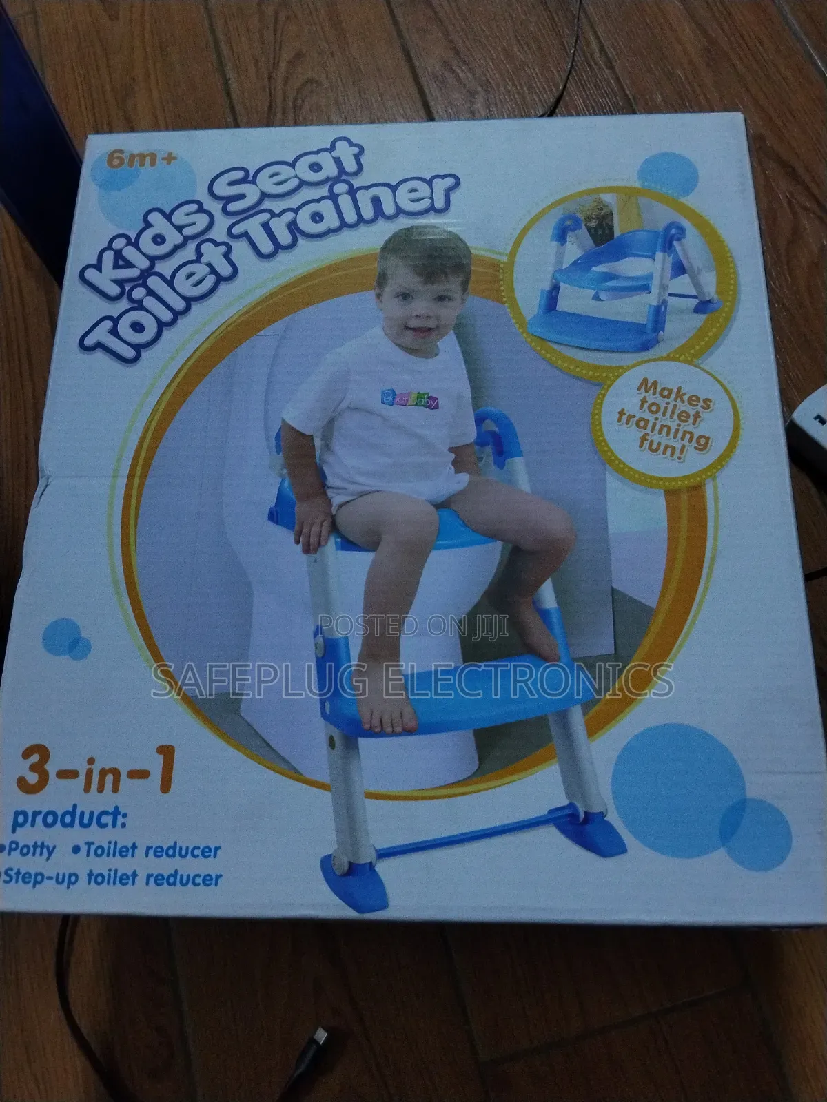 Kids Toilet Trainer Seat With Ladder – Safe Comfortable Potty